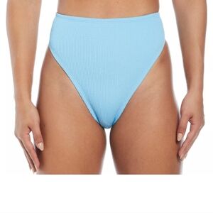 Nike Elevated Essential High Waist Lined Bikini Swim Bottoms, Blue, Size XL, NWT